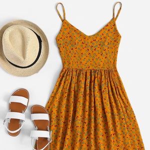 Yellow summer dress